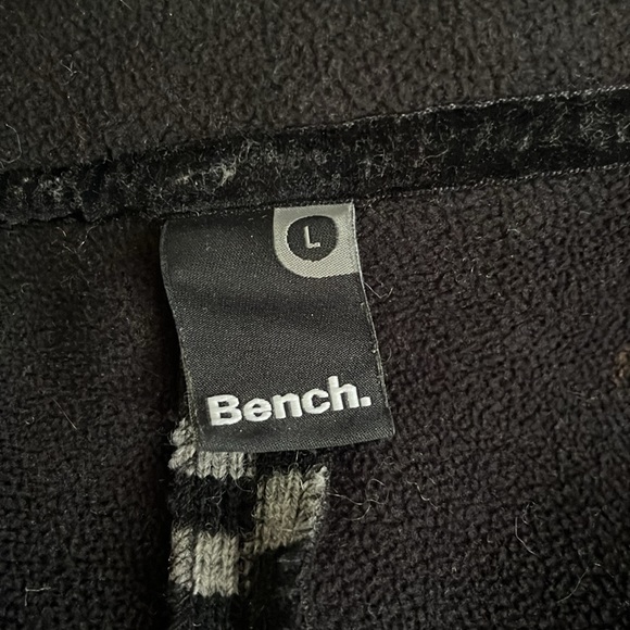 Bench Black Long Lightweight Long Fall Jacket Coat Large - Picture 3 of 7